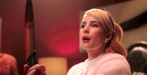 chanel crying gif|Chanel Scream Queens GIF .